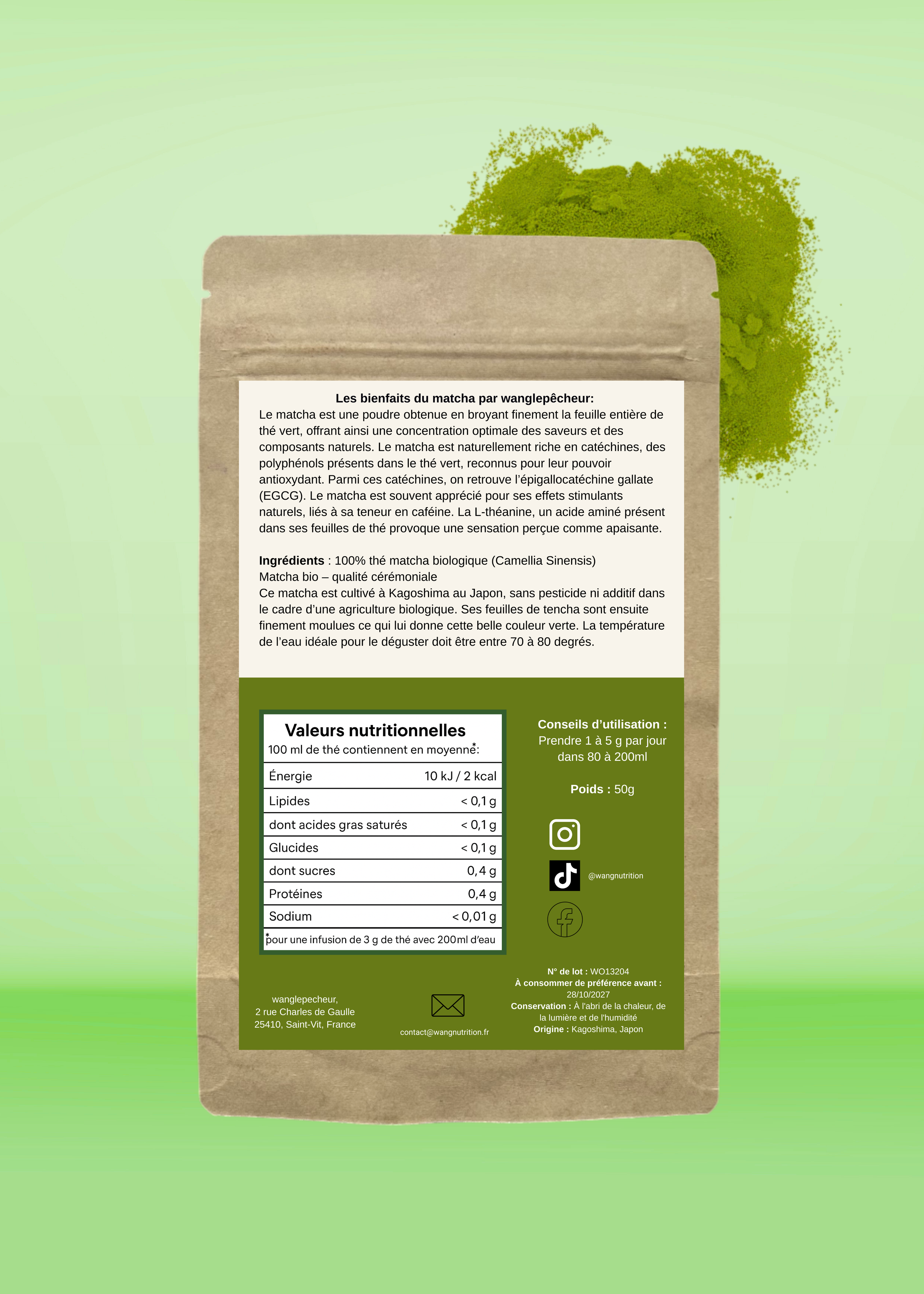 Matcha Cérémonie Bio